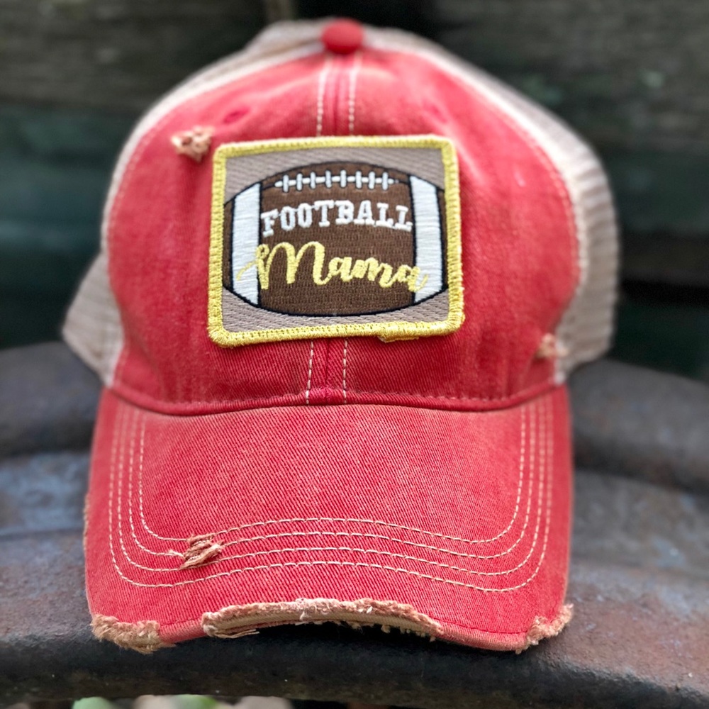 Judith March Football Mama Trucker Hat